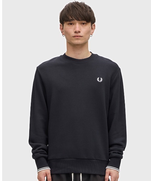 【セール】Crew Neck Sweatshirt／フレッドペリースウェット（スウェット）｜FRED PERRY（フレッドペリー）