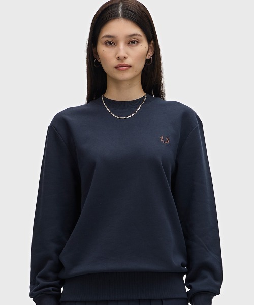 【セール】Crew Neck Sweatshirt／フレッドペリースウェット（スウェット）｜FRED PERRY（フレッドペリー）