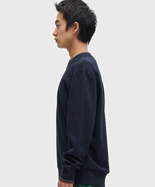 【セール】Crew Neck Sweatshirt／フレッドペリースウェット（スウェット）｜FRED PERRY（フレッドペリー）