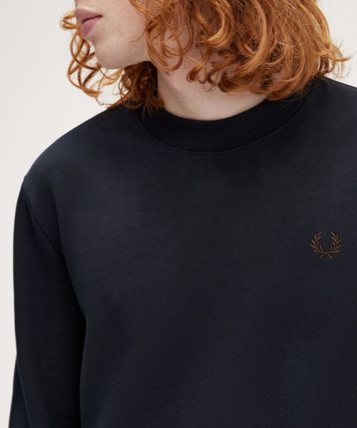 【セール】Crew Neck Sweatshirt／フレッドペリースウェット（スウェット）｜FRED PERRY（フレッドペリー）