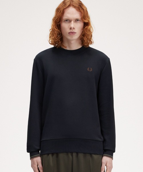【セール】Crew Neck Sweatshirt／フレッドペリースウェット（スウェット）｜FRED PERRY（フレッドペリー）