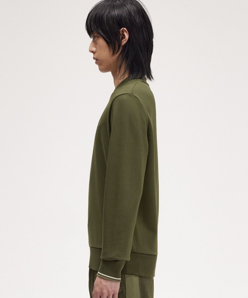 【セール】Crew Neck Sweatshirt／フレッドペリースウェット（スウェット）｜FRED PERRY（フレッドペリー）