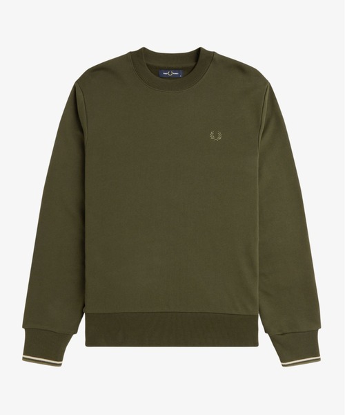 【セール】Crew Neck Sweatshirt／フレッドペリースウェット（スウェット）｜FRED PERRY（フレッドペリー）