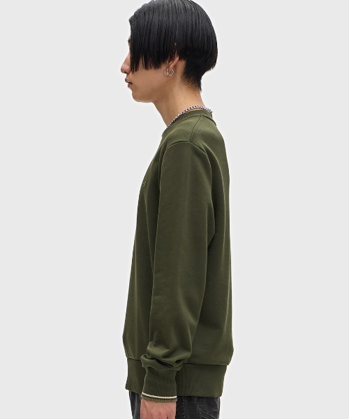 【セール】Crew Neck Sweatshirt／フレッドペリースウェット（スウェット）｜FRED PERRY（フレッドペリー）