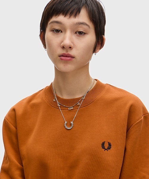 【セール】Crew Neck Sweatshirt／フレッドペリースウェット（スウェット）｜FRED PERRY（フレッドペリー）