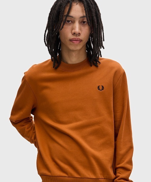 【セール】Crew Neck Sweatshirt／フレッドペリースウェット（スウェット）｜FRED PERRY（フレッドペリー）