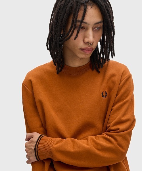 【セール】Crew Neck Sweatshirt／フレッドペリースウェット（スウェット）｜FRED PERRY（フレッドペリー）