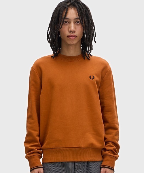 【セール】Crew Neck Sweatshirt／フレッドペリースウェット（スウェット）｜FRED PERRY（フレッドペリー）