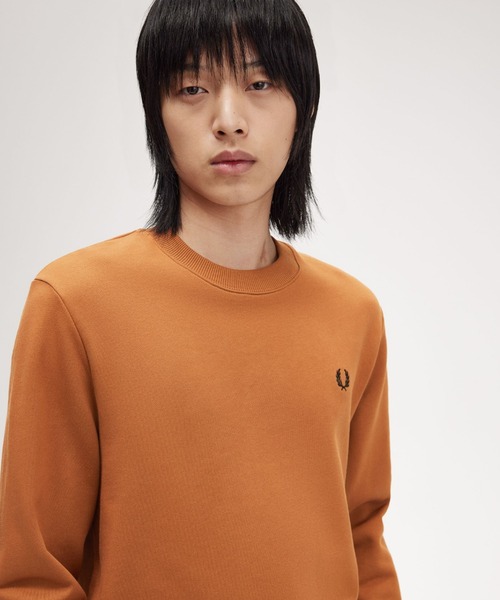 【セール】Crew Neck Sweatshirt／フレッドペリースウェット（スウェット）｜FRED PERRY（フレッドペリー）