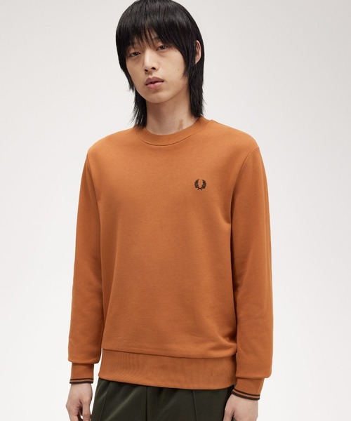 【セール】Crew Neck Sweatshirt／フレッドペリースウェット（スウェット）｜FRED PERRY（フレッドペリー）