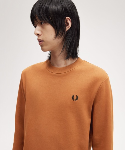 【セール】Crew Neck Sweatshirt／フレッドペリースウェット（スウェット）｜FRED PERRY（フレッドペリー）