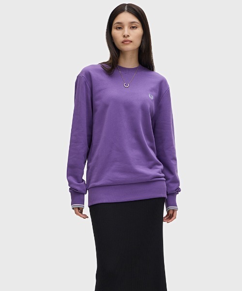 【セール】Crew Neck Sweatshirt／フレッドペリースウェット（スウェット）｜FRED PERRY（フレッドペリー）