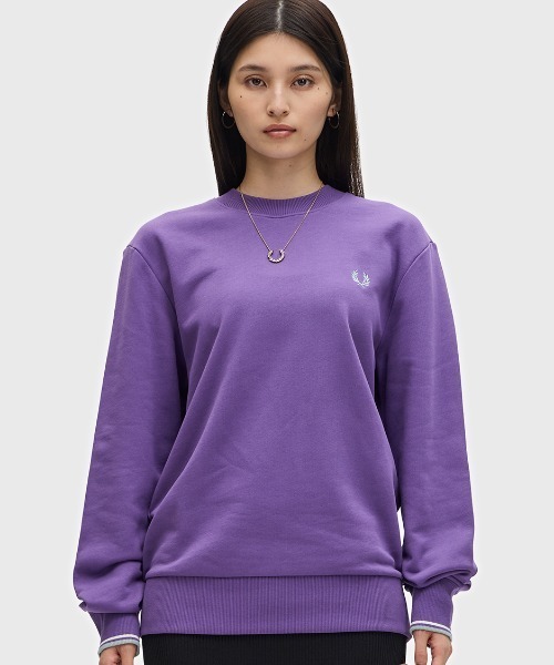 【セール】Crew Neck Sweatshirt／フレッドペリースウェット（スウェット）｜FRED PERRY（フレッドペリー）