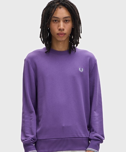 【セール】Crew Neck Sweatshirt／フレッドペリースウェット（スウェット）｜FRED PERRY（フレッドペリー）
