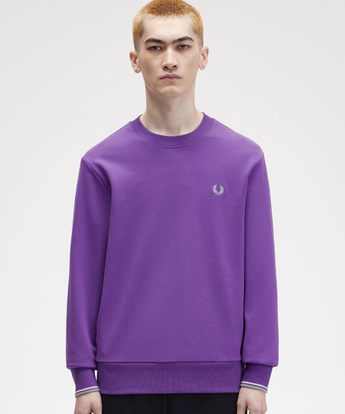 【セール】Crew Neck Sweatshirt／フレッドペリースウェット（スウェット）｜FRED PERRY（フレッドペリー）