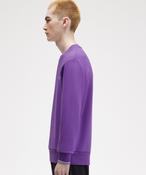 【セール】Crew Neck Sweatshirt／フレッドペリースウェット（スウェット）｜FRED PERRY（フレッドペリー）