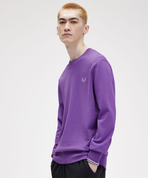 【セール】Crew Neck Sweatshirt／フレッドペリースウェット（スウェット）｜FRED PERRY（フレッドペリー）