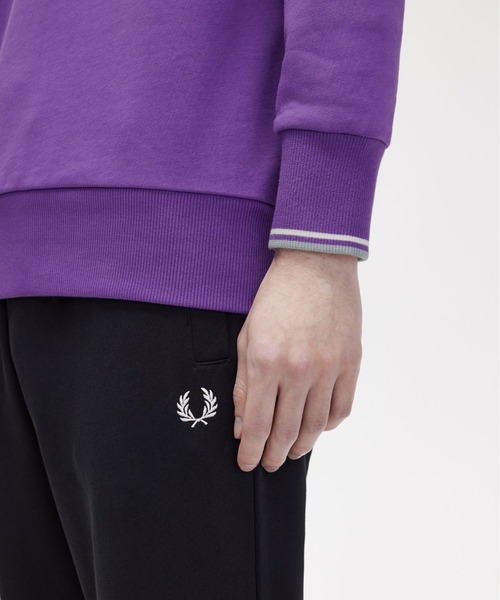 【セール】Crew Neck Sweatshirt／フレッドペリースウェット（スウェット）｜FRED PERRY（フレッドペリー）