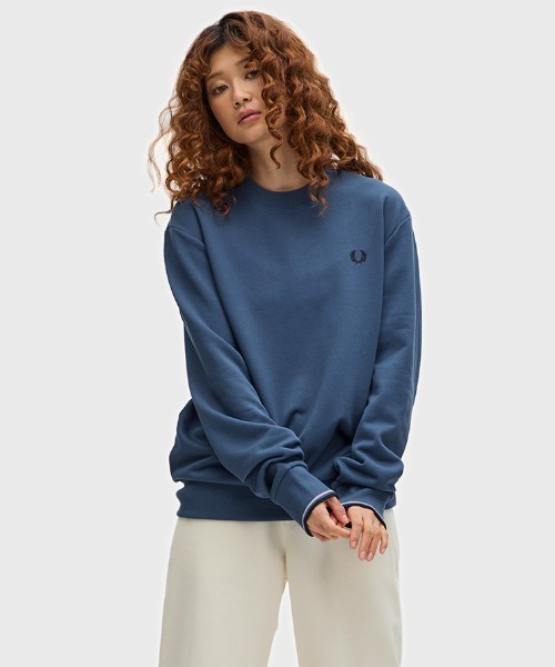 【セール】Crew Neck Sweatshirt／フレッドペリースウェット（スウェット）｜FRED PERRY（フレッドペリー）