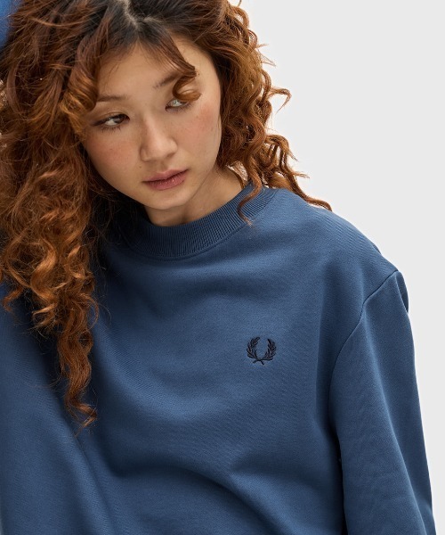 【セール】Crew Neck Sweatshirt／フレッドペリースウェット（スウェット）｜FRED PERRY（フレッドペリー）