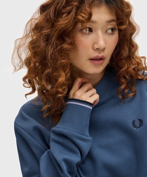 【セール】Crew Neck Sweatshirt／フレッドペリースウェット（スウェット）｜FRED PERRY（フレッドペリー）