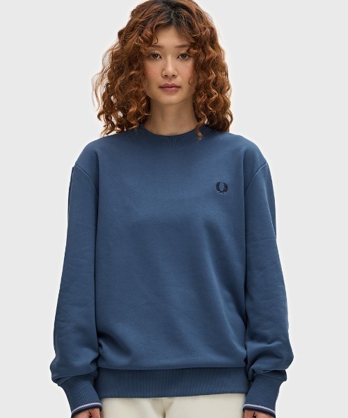 【セール】Crew Neck Sweatshirt／フレッドペリースウェット（スウェット）｜FRED PERRY（フレッドペリー）