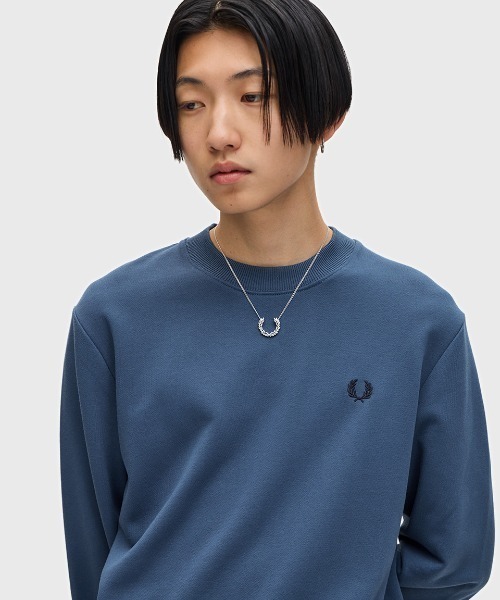 【セール】Crew Neck Sweatshirt／フレッドペリースウェット（スウェット）｜FRED PERRY（フレッドペリー）