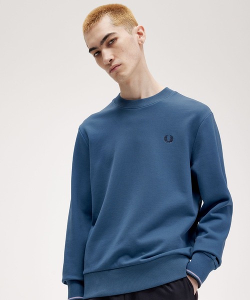 【セール】Crew Neck Sweatshirt／フレッドペリースウェット（スウェット）｜FRED PERRY（フレッドペリー）
