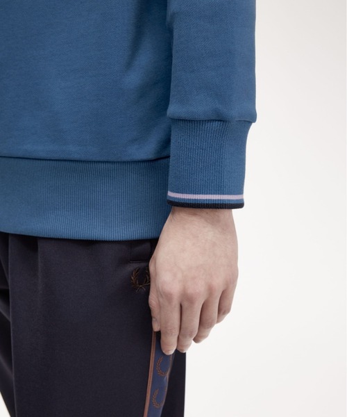 【セール】Crew Neck Sweatshirt／フレッドペリースウェット（スウェット）｜FRED PERRY（フレッドペリー）