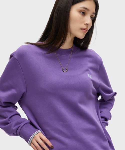 【セール】Crew Neck Sweatshirt／フレッドペリースウェット（スウェット）｜FRED PERRY（フレッドペリー）