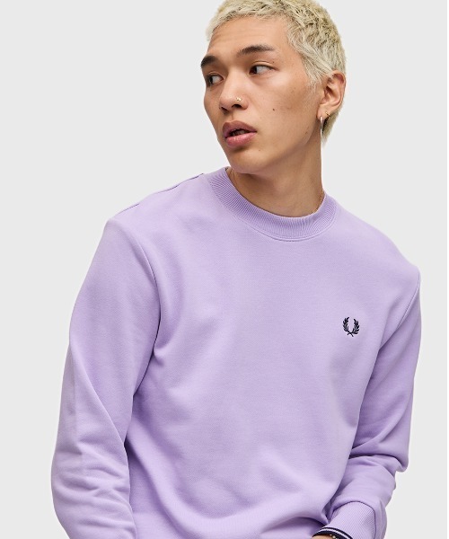【セール】Crew Neck Sweatshirt／フレッドペリースウェット（スウェット）｜FRED PERRY（フレッドペリー）
