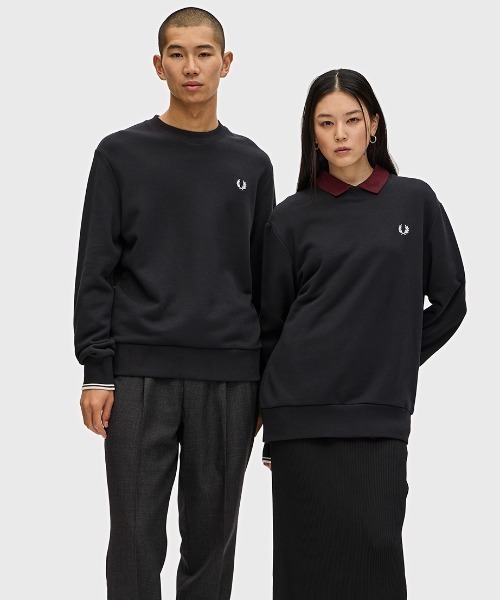 ❤FRED PERRY❤グレー スウェット Sサイズ Half Zip Sweatshirt(S 102：BLACK): | FRED PERRY JAPAN
