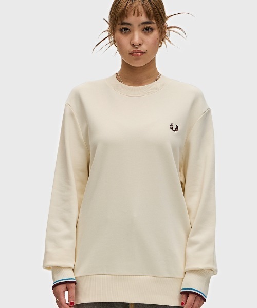 フレッドペリー　スウェット　新品 FRED PERRY トレーナー スウェット Crew Neck Sweatshirt