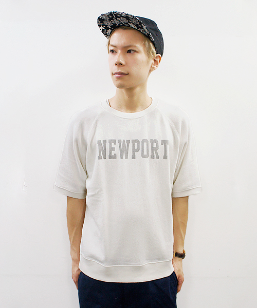 CIAOPANIC（チャオパニック）の「【Ciaopanic】トビ裏配スウェット5分Tee（スウェット・メンズ・ホワイト/ネイビー/ブラック/グレー・LARGE/MEDIUM）」の2枚目の写真