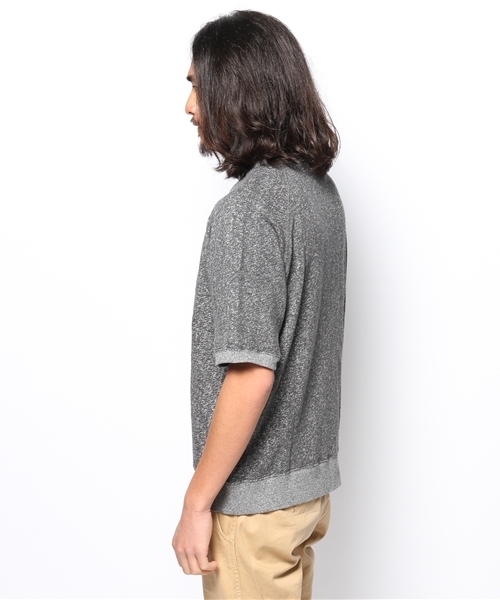 CIAOPANIC（チャオパニック）の「【Ciaopanic】トビ裏配スウェット5分Tee（スウェット・メンズ・ホワイト/ネイビー/ブラック/グレー・LARGE/MEDIUM）」の7枚目の写真