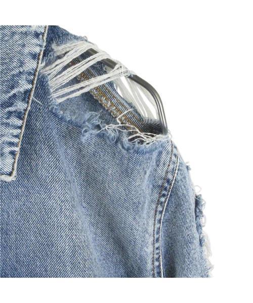 ブランド古着】デストロイ加工デニムジャケット（デニム