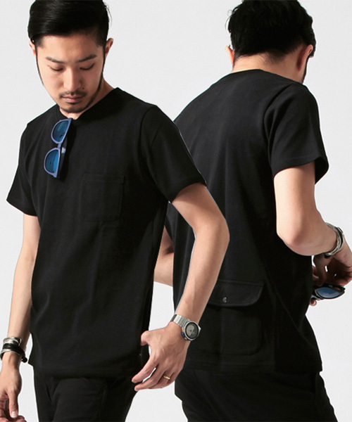 BEAMS（ビームス）の「○BEAMS / ヘビーウェイト ポケット TEE（Tシャツ/カットソー・メンズ・ブラック/ネイビー/ホワイト/ライトグレー・SMALL/MEDIUM/LARGE/X-LARGE）」の3枚目の写真