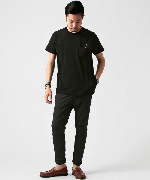 BEAMS（ビームス）の「○BEAMS / ヘビーウェイト ポケット TEE（Tシャツ/カットソー・メンズ・ブラック/ネイビー/ホワイト/ライトグレー・SMALL/MEDIUM/LARGE/X-LARGE）」の14枚目の写真