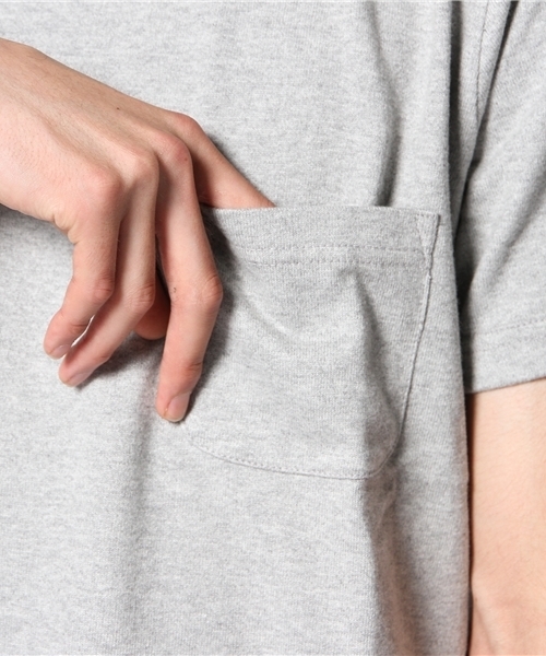 BEAMS（ビームス）の「○BEAMS / ヘビーウェイト ポケット TEE（Tシャツ/カットソー・メンズ・ブラック/ネイビー/ホワイト/ライトグレー・SMALL/MEDIUM/LARGE/X-LARGE）」の10枚目の写真