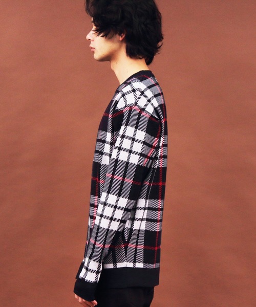 KANGOL(カンゴール)の「【別注】KANGOL×8(eight) コラボチェックニットセーター(ニット/セーター・メンズ・ブラック/ベージュ/ネイビー・MEDIUM/LARGE/X-LARGE)」の19枚目の写真