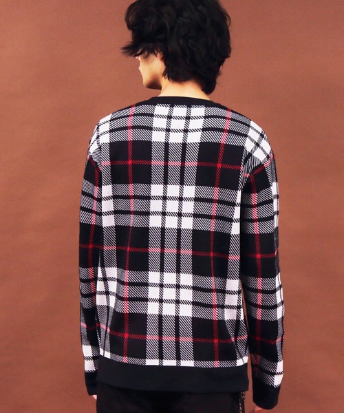 KANGOL(カンゴール)の「【別注】KANGOL×8(eight) コラボチェックニットセーター(ニット/セーター・メンズ・ブラック/ベージュ/ネイビー・MEDIUM/LARGE/X-LARGE)」の18枚目の写真