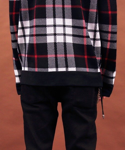 KANGOL(カンゴール)の「【別注】KANGOL×8(eight) コラボチェックニットセーター(ニット/セーター・メンズ・ブラック/ベージュ/ネイビー・MEDIUM/LARGE/X-LARGE)」の11枚目の写真