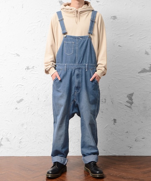 MinoriTY（マイノリティ）の「メンズサルエルデニムオーバーオール（サロペット/オーバーオール・メンズ・サックスブルー/ブルー・FREE）」の5枚目の写真