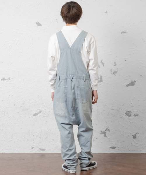 MinoriTY（マイノリティ）の「メンズサルエルデニムオーバーオール（サロペット/オーバーオール・メンズ・サックスブルー/ブルー・FREE）」の7枚目の写真