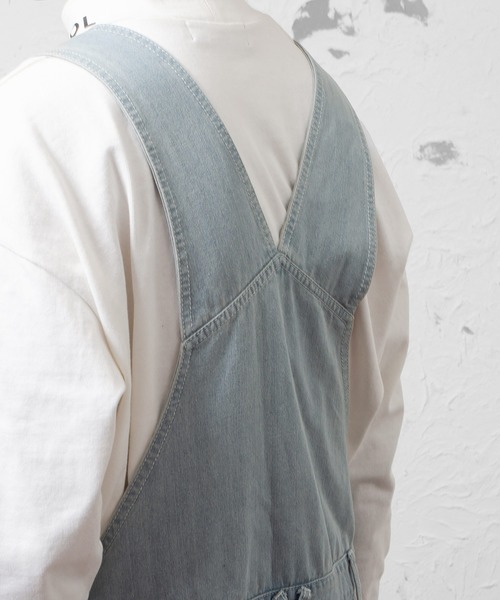 MinoriTY（マイノリティ）の「メンズサルエルデニムオーバーオール（サロペット/オーバーオール・メンズ・サックスブルー/ブルー・FREE）」の9枚目の写真