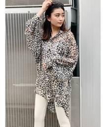 GYDA | シフォンBIG シャツ(シャツ/ブラウス)