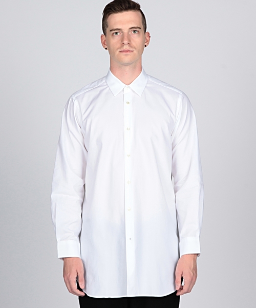 EN ROUTE（アンルート）の「ENR オックスフォード ロングシャツ●（シャツ/ブラウス・メンズ・ホワイト/ロイヤルブルー・1/3/2）」の2枚目の写真