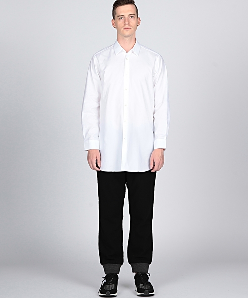 EN ROUTE（アンルート）の「ENR オックスフォード ロングシャツ●（シャツ/ブラウス・メンズ・ホワイト/ロイヤルブルー・1/3/2）」の3枚目の写真