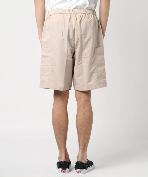 plain-me（プレインミー）の「plain-me ナイロン吸湿性ワイドショートパンツ（その他パンツ・メンズ・ベージュ/ブルー・SMALL/MEDIUM/LARGE）」の10枚目の写真