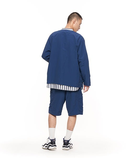 plain-me（プレインミー）の「plain-me ナイロン吸湿性ワイドショートパンツ（その他パンツ・メンズ・ベージュ/ブルー・SMALL/MEDIUM/LARGE）」の3枚目の写真